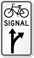 Bicycle Signal Optional Movement (Thru and Turn)