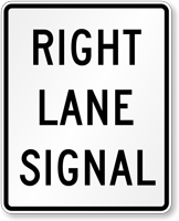 Right Lane Signal