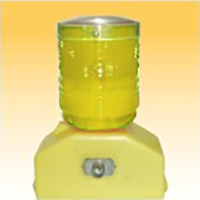 Yellow Solar Powered Light Box for Yodock Barrier