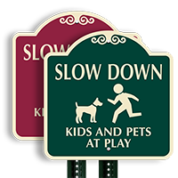 Kids And Pets At Play SignatureSign