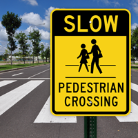 Road Sign 5.38.1 Pedestrian Crossing