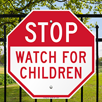 Children Road Safety Sign