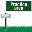 Practice Area Easystake Sign