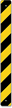 Yellow Black Reflective Post Panels