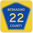 Custom County Route Sign