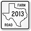 Custom Farm Road Sign