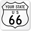 Custom State Route Marker Sign