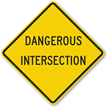 Danger Intersection Sign