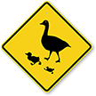 Goose Crossing Symbol Sign