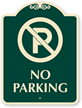 No Parking, Large (with symbol) Sign