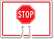 STOP Pictorial Cone Top Warning Sign