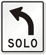 Spanish Traffic Sign   Solo (Only)