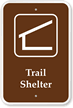 Trail Shelter Campground Park Sign