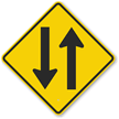 Two Way Arrow Sign