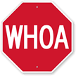 WHOA   Funny Stop Sign