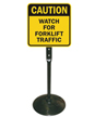 Watch For Forklift Traffic Sign & Post Kit