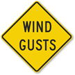 Wind Gusts Sign