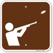 Clay Shooting Campground Sign