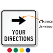Custom Directional Arrow Sign