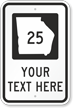 Custom Georgia Highway Sign