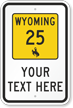 Custom Wyoming Highway Sign