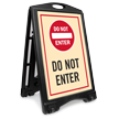 Do Not Enter Sidewalk Sign Kit