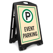 Event Parking Portable Sidewalk Sign Kit