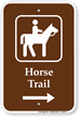 Horse Trail Signs