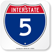 Interstate 5 (I 5)Sign