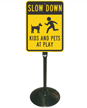 Kids And Pets At Play Sign Post Kit