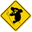 Koala Animal crossing Sign
