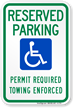 Handicap Parking Sign