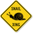 Snail Xing Animal Crossing Sign