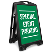 Special Event Parking Sidewalk Sign