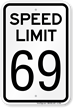 Humorous Speed Limit Sign