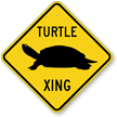 Turtle Xing Sign