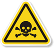 ISO W016   Toxic/Poison Symbol Label