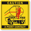 3 Point Contact Labels   Tanker Back