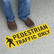 Pedestrian Traffic Only with Clipart