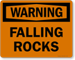 Warning   Falling Rocks Sign