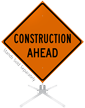 Construction Ahead Roll Up Sign