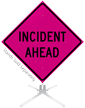 Incident Ahead Roll Up Sign