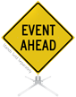 Event Ahead Roll-Up Sign
