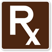 24-Hour Pharmacy Symbol - Traffic Sign