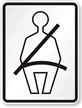 Buckle Up Seatbelt (Symbol) Traffic Sign
