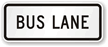 Bus Lane Use Control Sign
