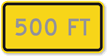 Custom Ft   Traffic Sign