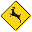 Deer Symbol   Traffic Sign