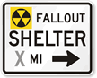 Fallout Shelter Right Arrow   Traffic Sign