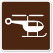 Helicopter (Symbol) General Information Guide Sign